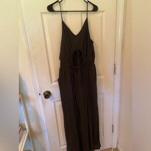 AE Striped Cut-Out Jumpsuit